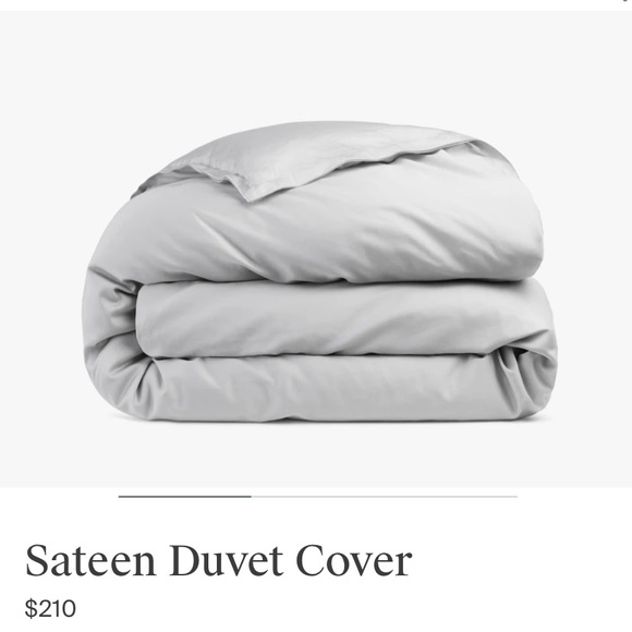 Parachute Bedding Parachute Sateen Duvet Cover Grey Poshmark